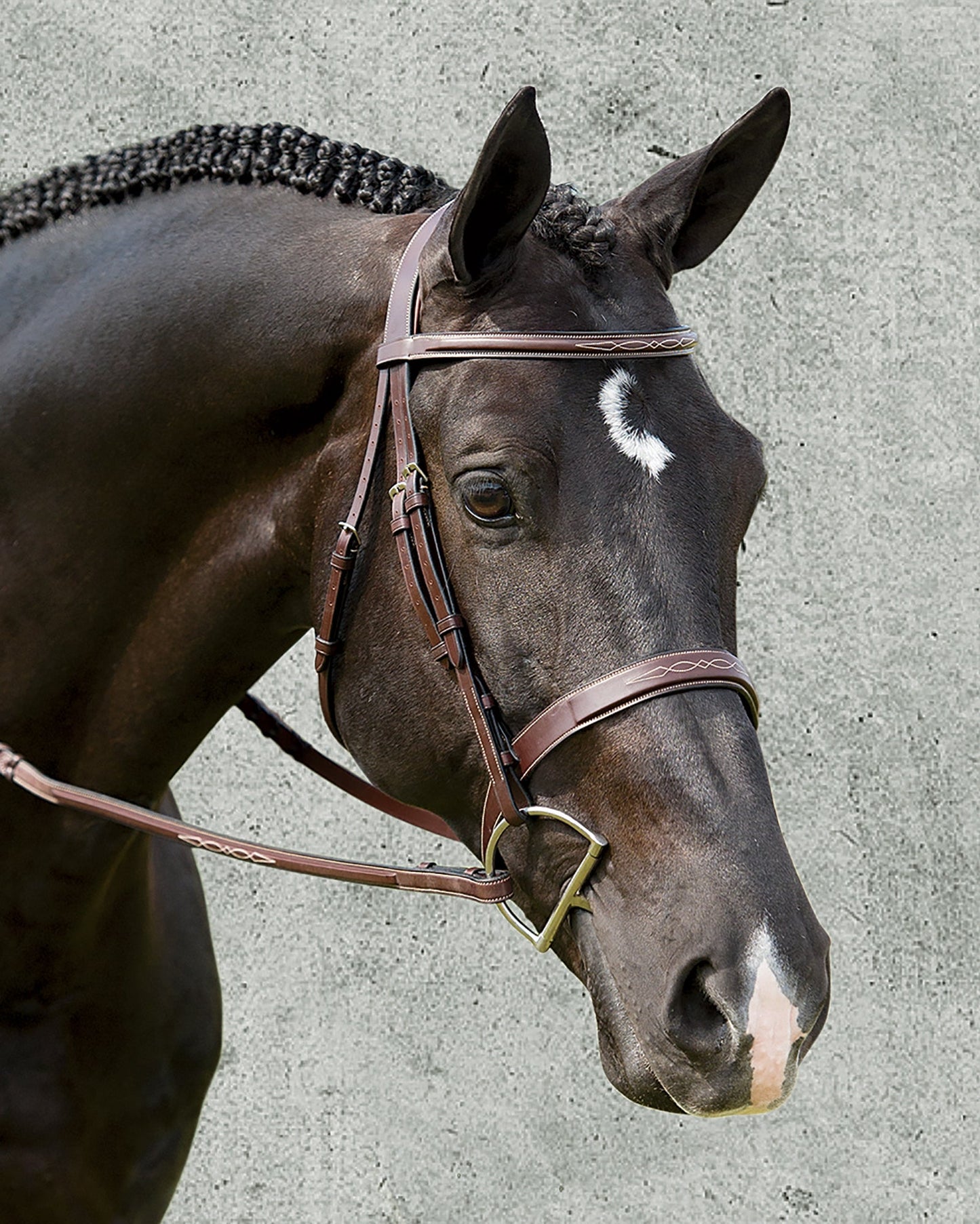 Dy'on Wide Nose Hunter Bridle