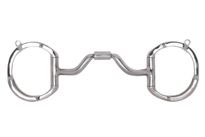 Myler Ported Barrel Eggbutt MB 33 with Hooks