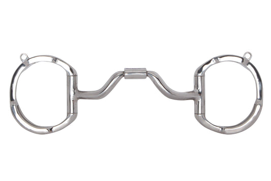 Myler Ported Barrel Eggbutt MB 33 with Hooks