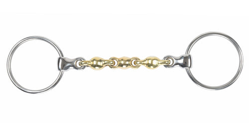 Shires Brass Alloy Loose Ring Waterford Bit