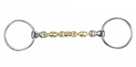 Shires Brass Alloy Loose Ring Waterford Bit