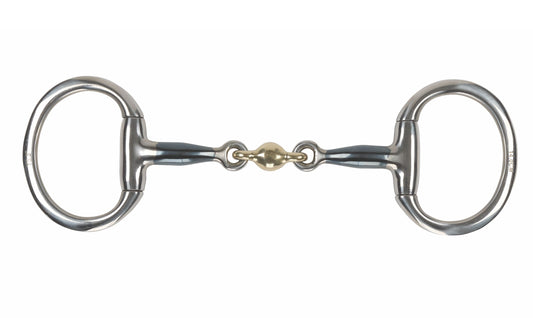 Shires Blue Sweet Iron Flat Eggbutt Bit with Lozenge