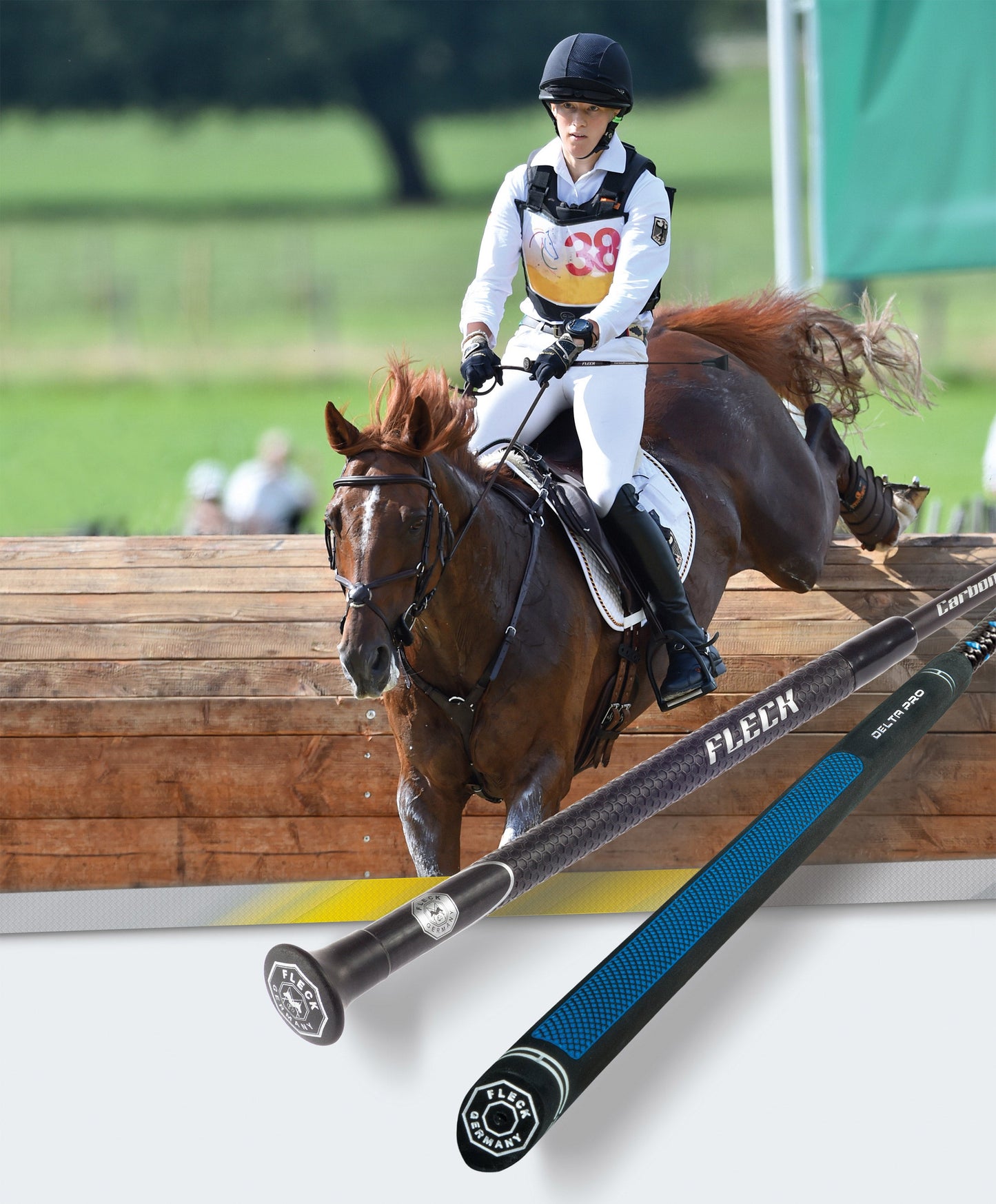 Fleck Carbon Ultralight Dressage Whip