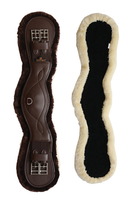 Kentucky Horsewear Vegan Anatomic Sheepskin Short Girth