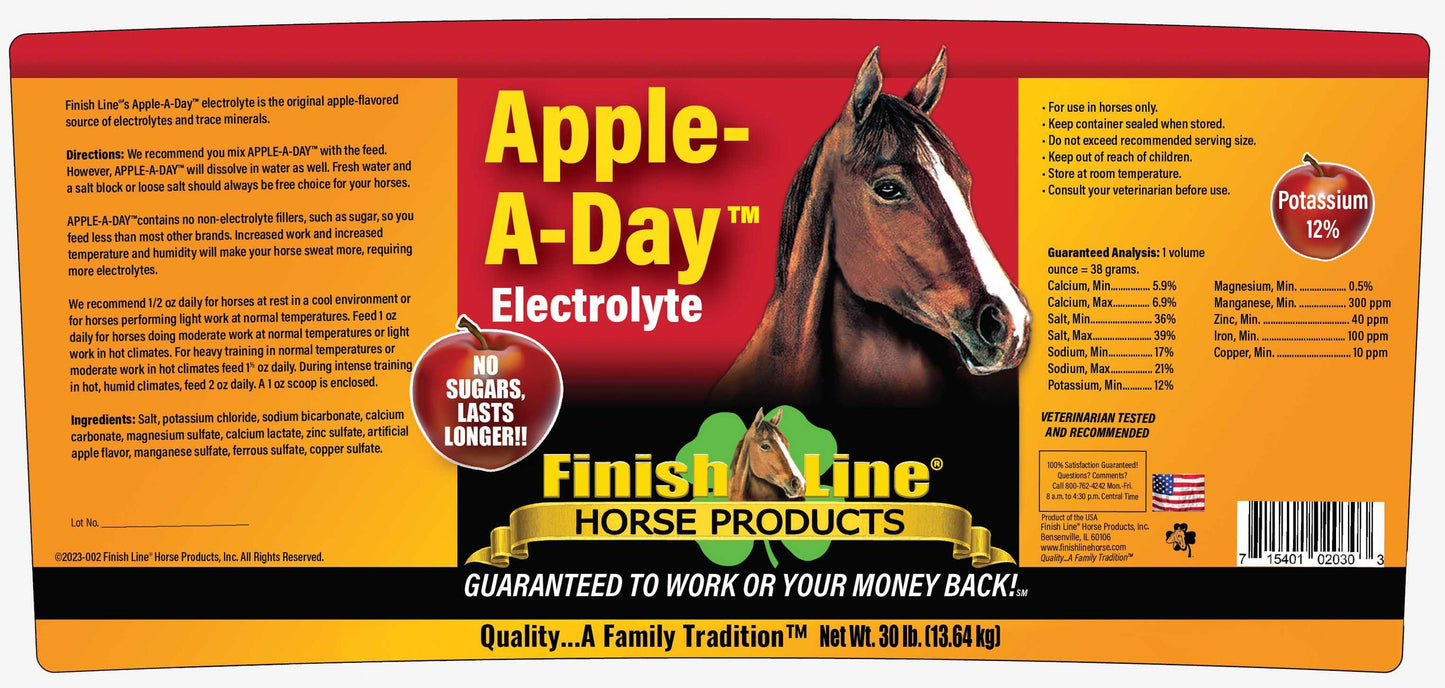 Finish Line Apple A Day Electrolyte, 5 Pounds