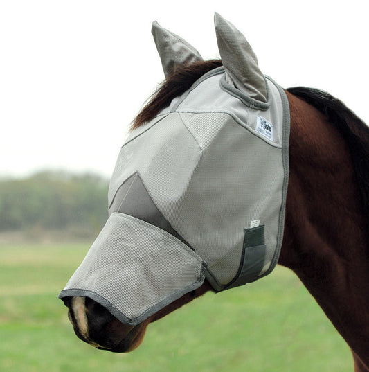Cashel Cool Crusader Long Nose Fly Mask with Ears