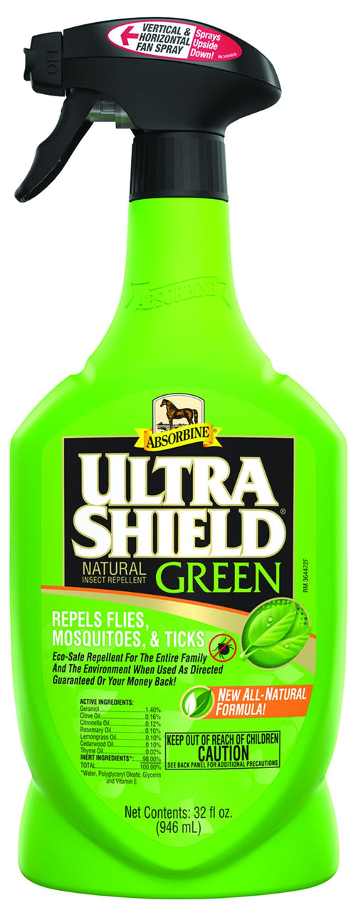 Absorbine UltraShield Green Natural Fly Repellent - Quart