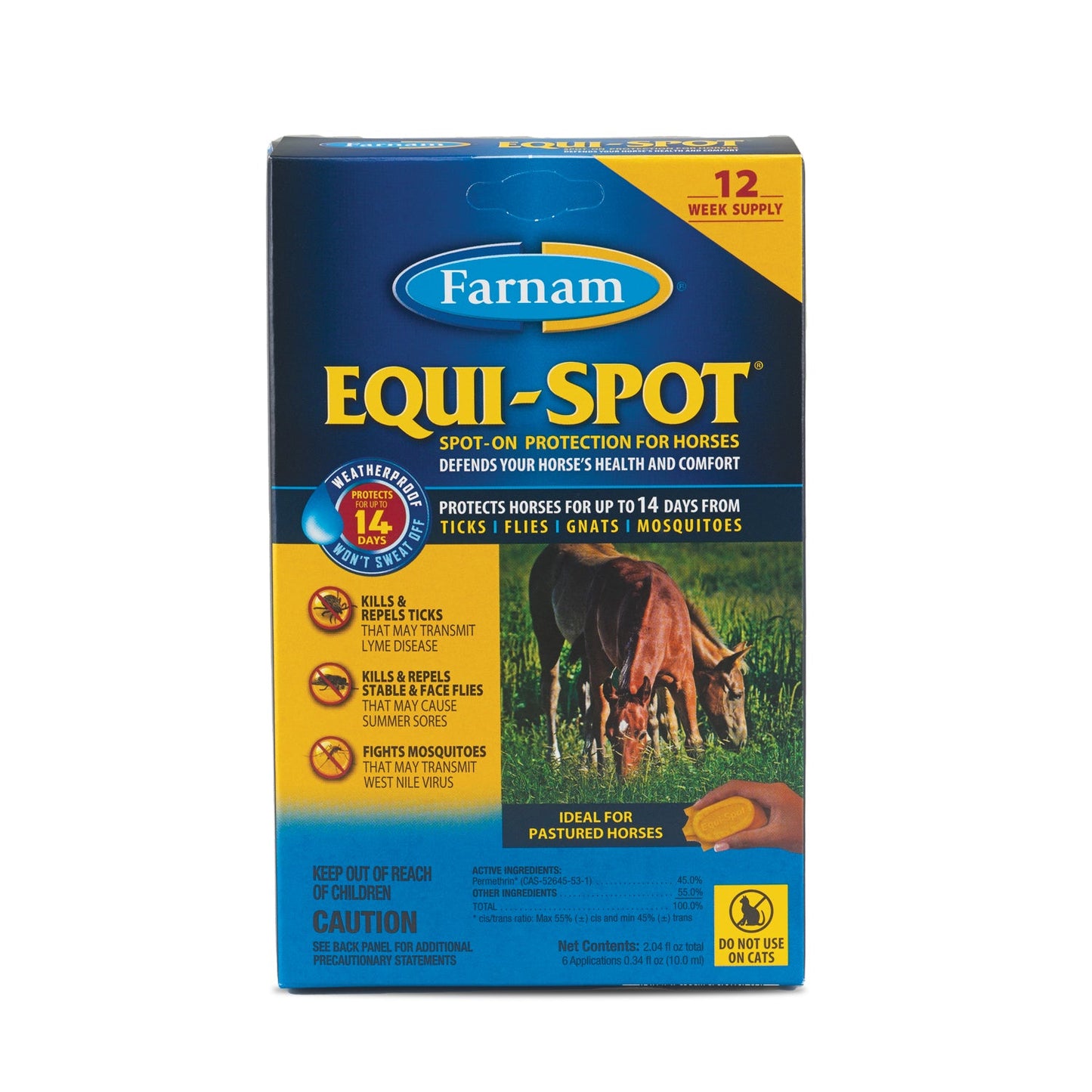 Farnam Equi-Spot Spot-On Fly Control - 12 week