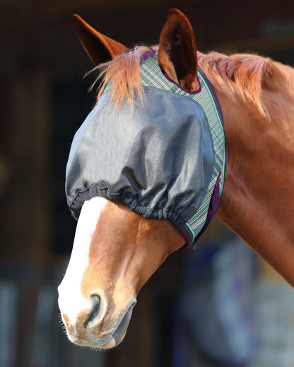 Kensington UViator Dartless Fly Mask with Web Trim & Forelock Opening