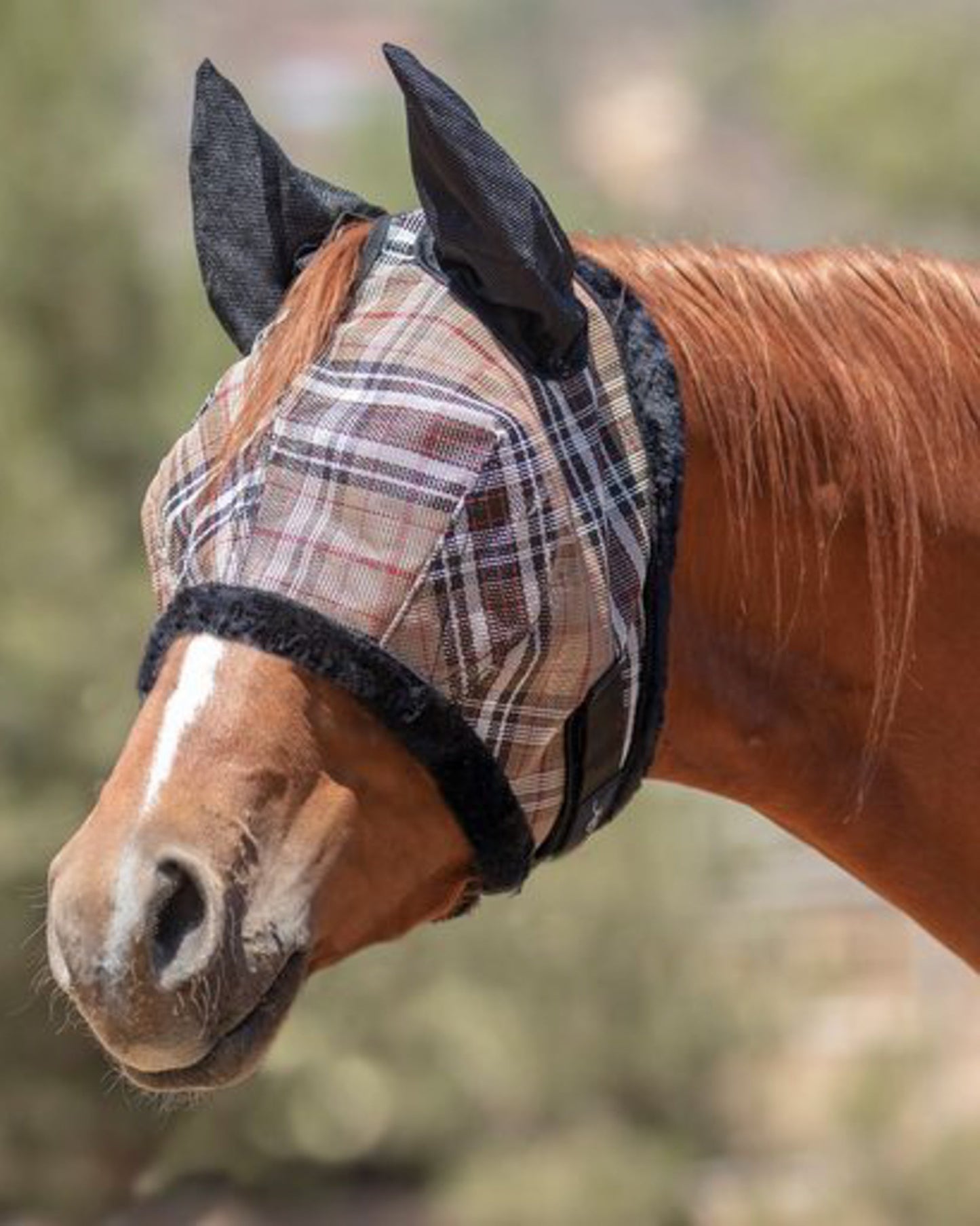 Kensington Signature Fly Mask with Plush Fleece, Ears & Forelock Hole