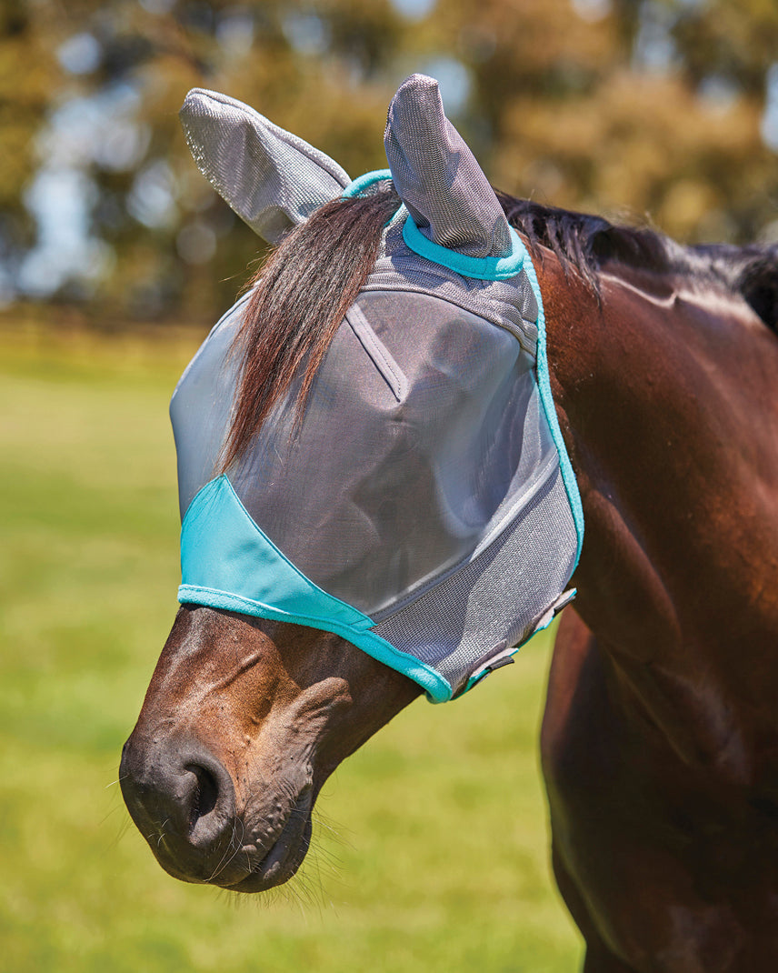 WeatherBeeta ComFiTec Deluxe Fine Mesh Fly Mask with Ears