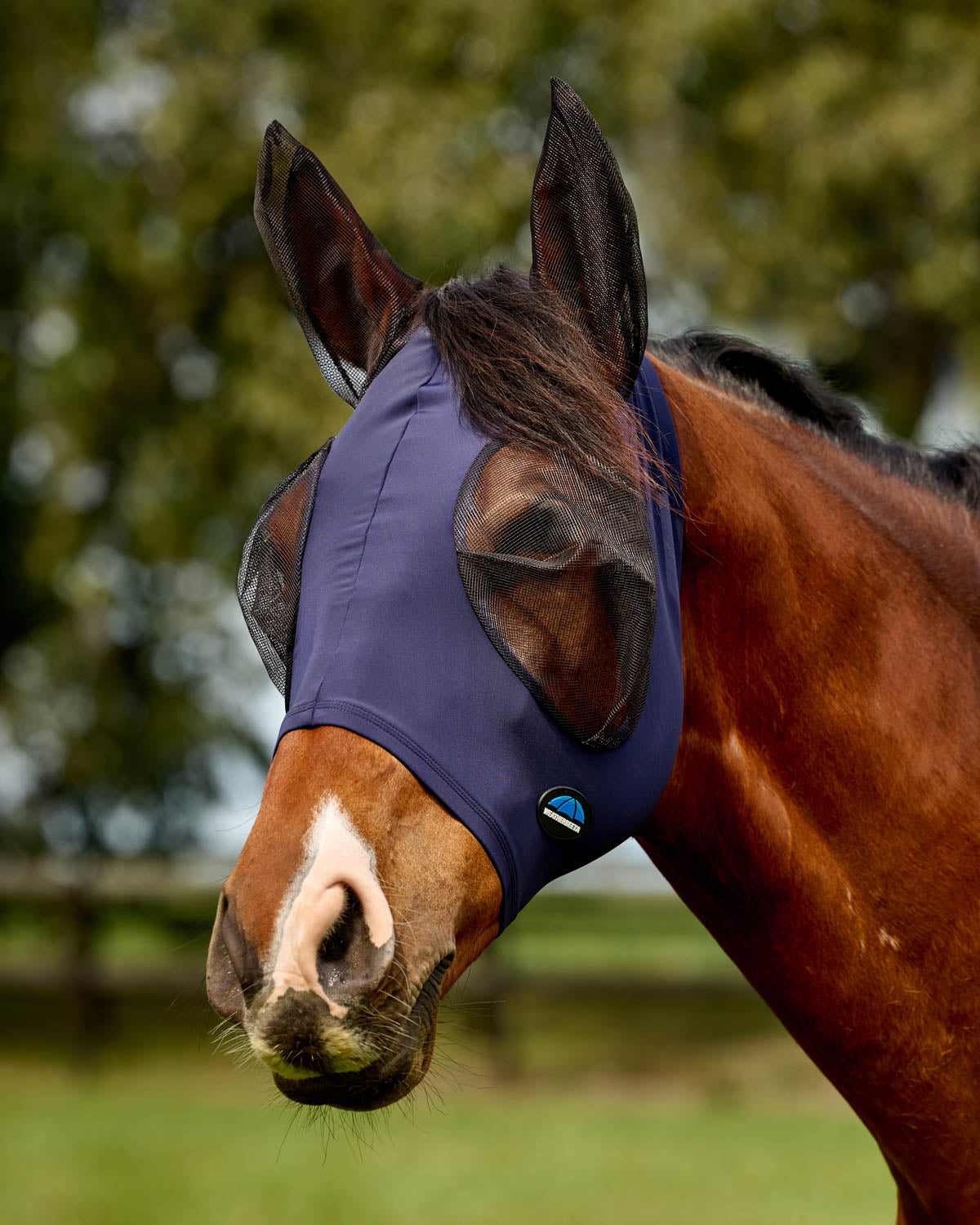 WeatherBeeta Comfitec Deluxe Stretch Fly Mask with Ears