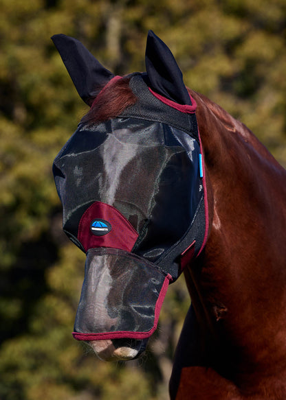 WeatherBeeta ComFiTec Fine Mesh Fly Mask with Ears and Nose