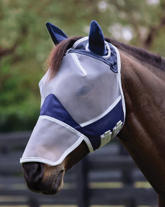 Rider's International Fine Mesh Fly Mask with Ears & Nose