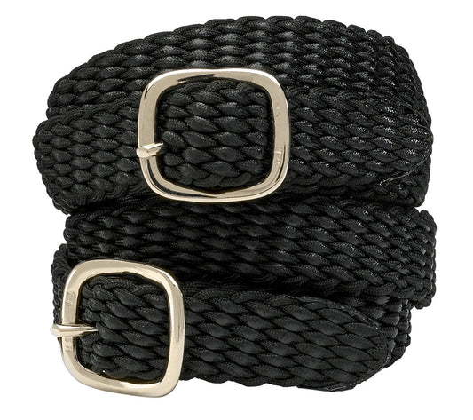 Herm Sprenger Braided Nylon Spur Strap with Silver Buckle