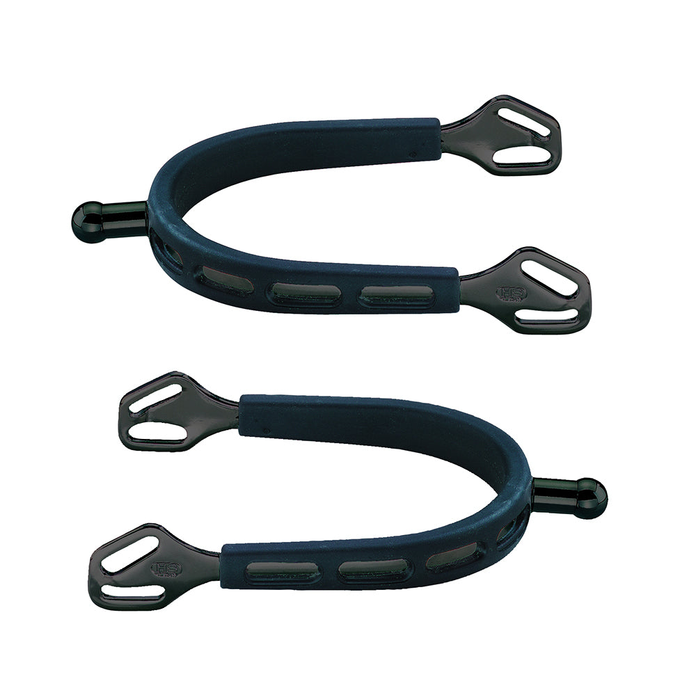 Herm Sprenger Ultra Fit Extra Grip Black Knob Spurs