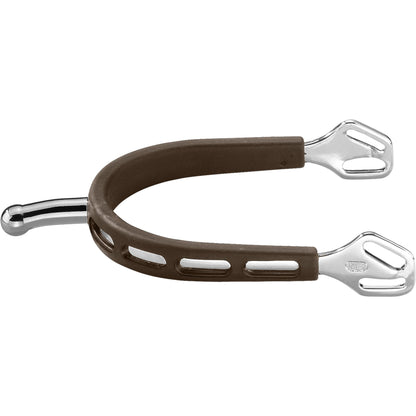 Herm Sprenger Ultra Fit Brown Grip Small Round Rowel Spurs