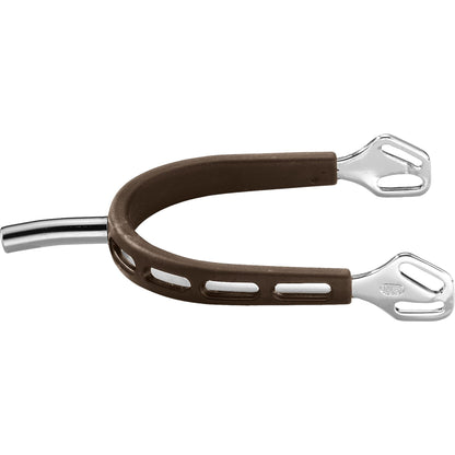 Herm Sprenger Ultra Fit Brown Grip Small Round Rowel Spurs