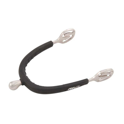 Metalab Round Head Rubber Covered Spurs - Large Cup