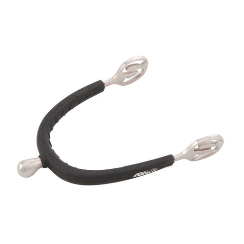 Metalab Round Head Rubber Covered Spurs - Large Cup