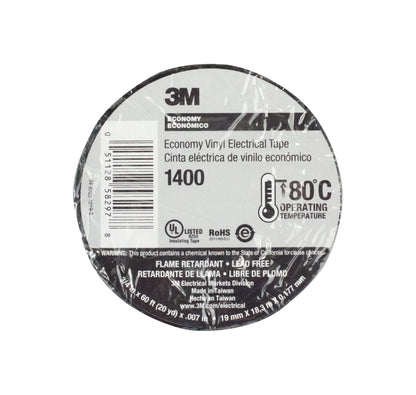 3M Black Vinyl Electrical Tape
