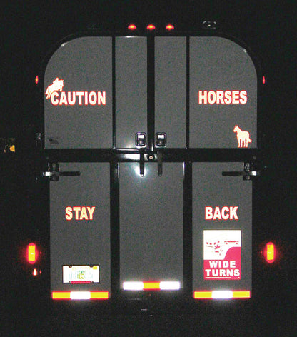 Caution Horses Sign