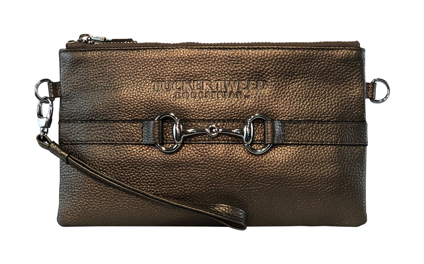 Tucker Tweed Equestrian Wellington Wristlet