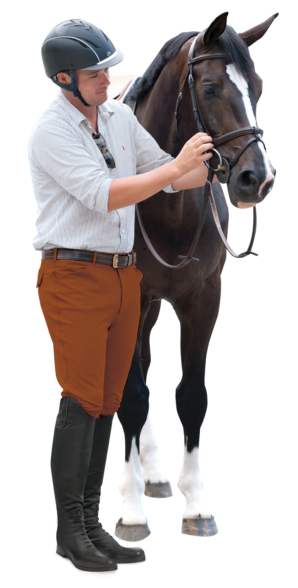 Ovation Men's EuroWEAVE Four-Pocket Riding Breeches