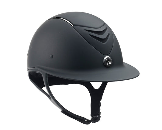 One K? Defender Avance Wide Brim Chrome Stripe Riding Helmet**