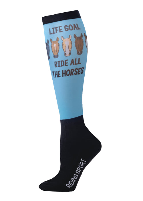 Riding Sport Footprintz Printed Peddies