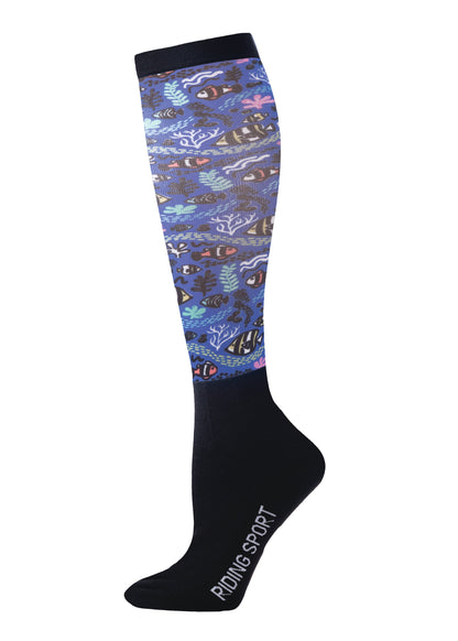 Riding Sport Footprintz Printed Peddies