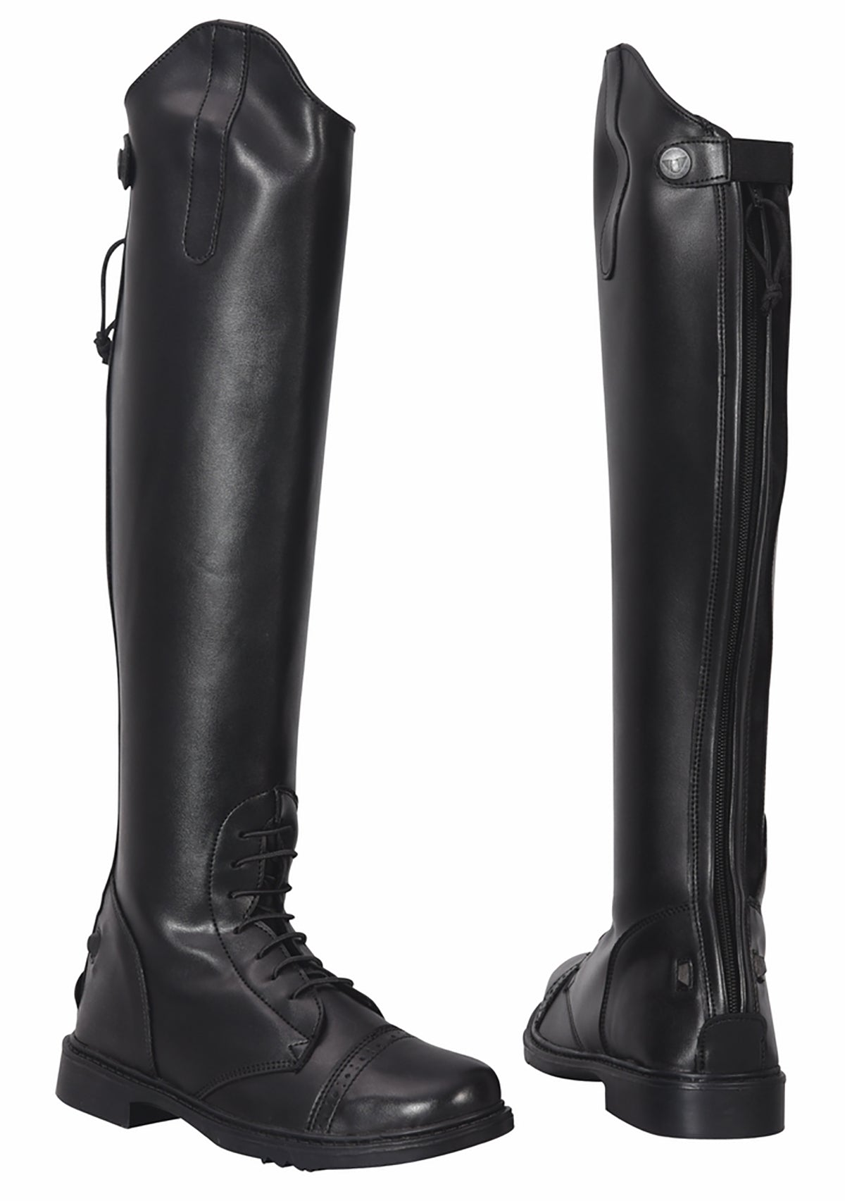 TuffRider Ladies' Starter Back-Zip Field Boots in Synthetic Leather