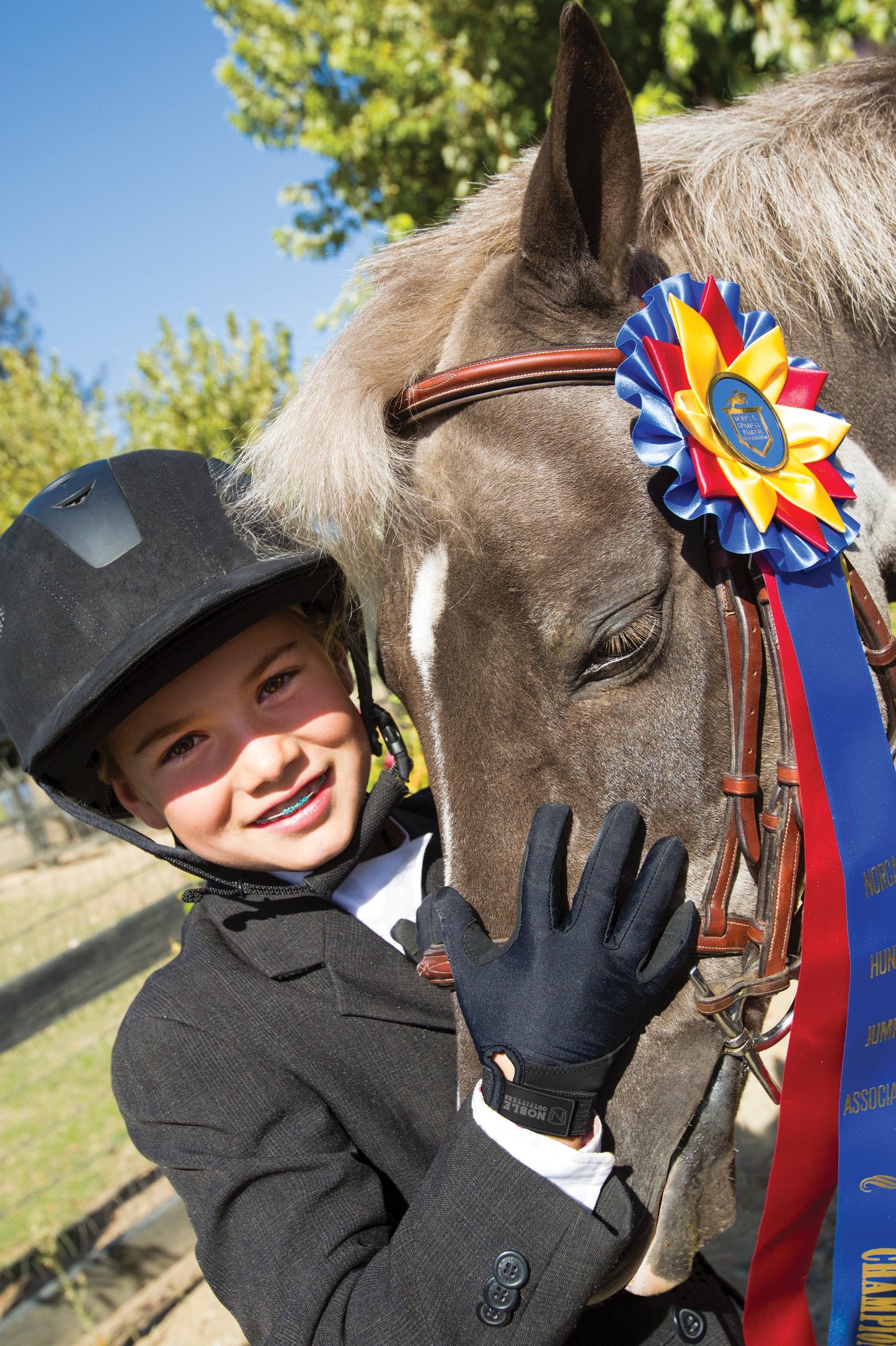 Noble Equestrian Kids' Perfect Fit Gloves