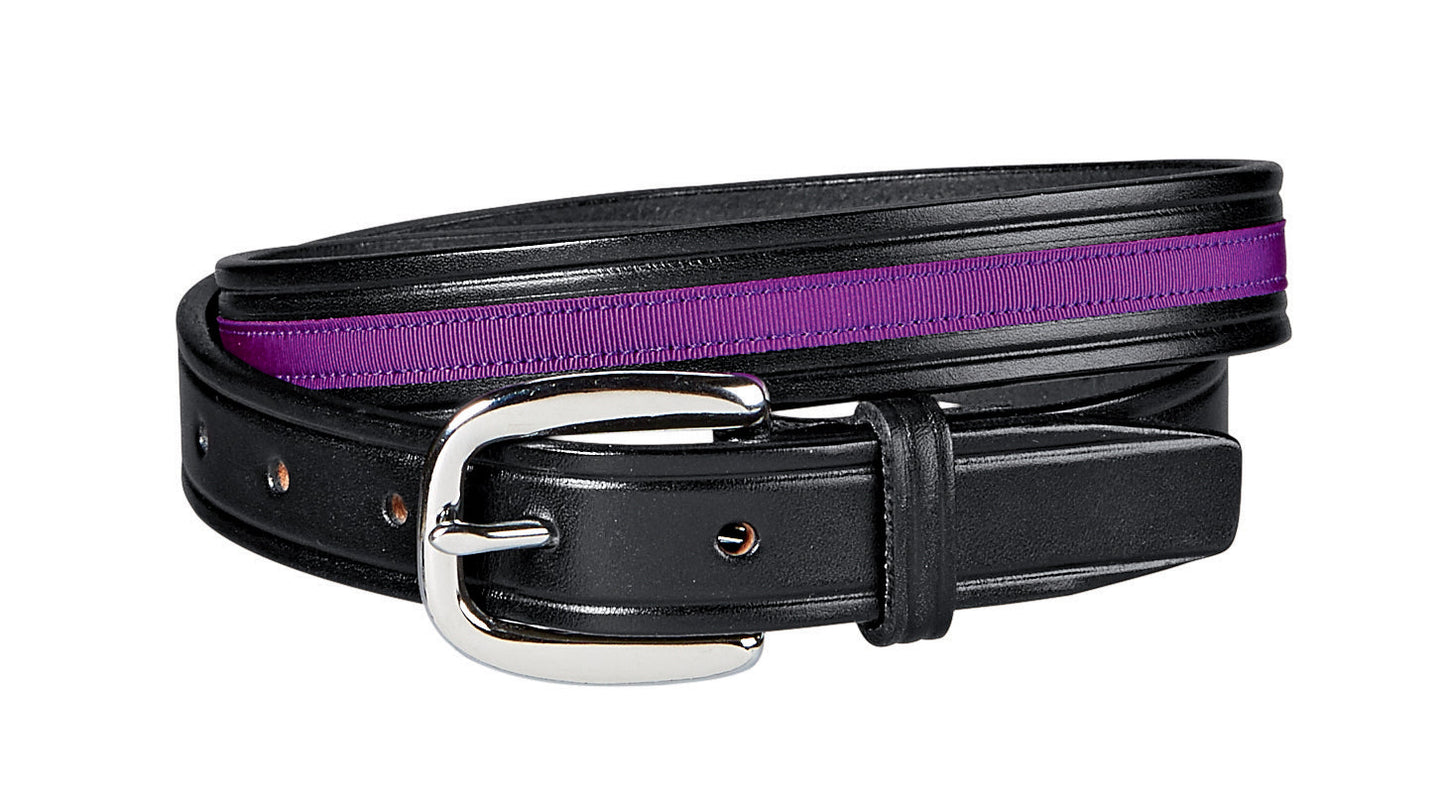 Tory Leather Ribbon & Snaffle Bits Belt