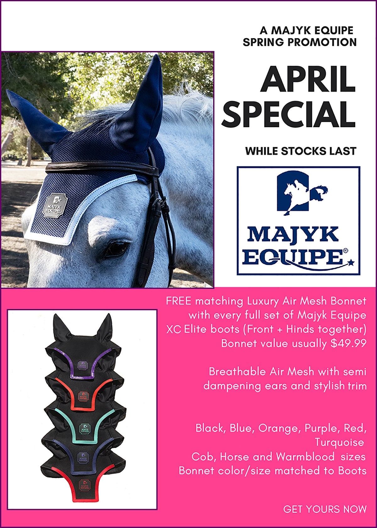 Majyk Equipe XC Elite Hind Boot with Arti-Lage Technology