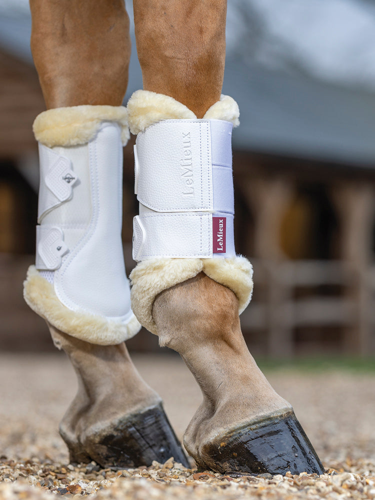 LeMieux Fleece-Lined Mesh Brushing Boots