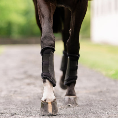 EquiFit Essential EveryDay Front Boots, Vegan SheepsWool