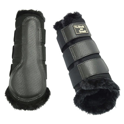 Back on Track 3D Mesh Splint Boots with Faux Fur