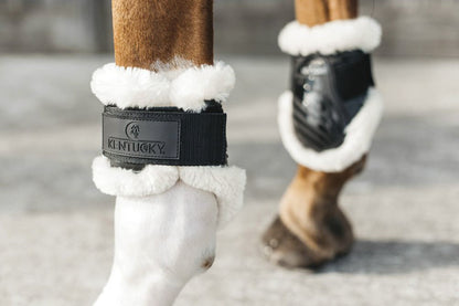 Kentucky Horsewear Vegan Sheepskin Young Horse Fetlock Boots