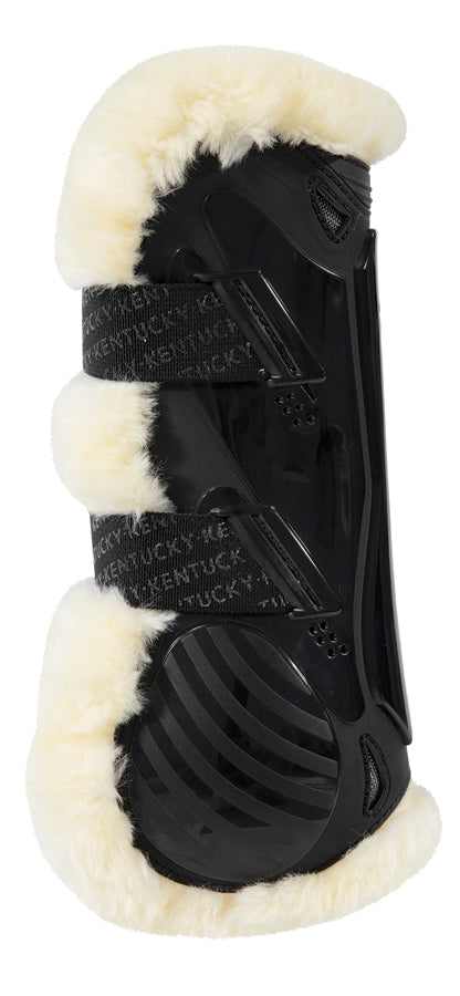Kentucky Horsewear Vegan Sheepskin Elastic Tendon Boots with Bamboo