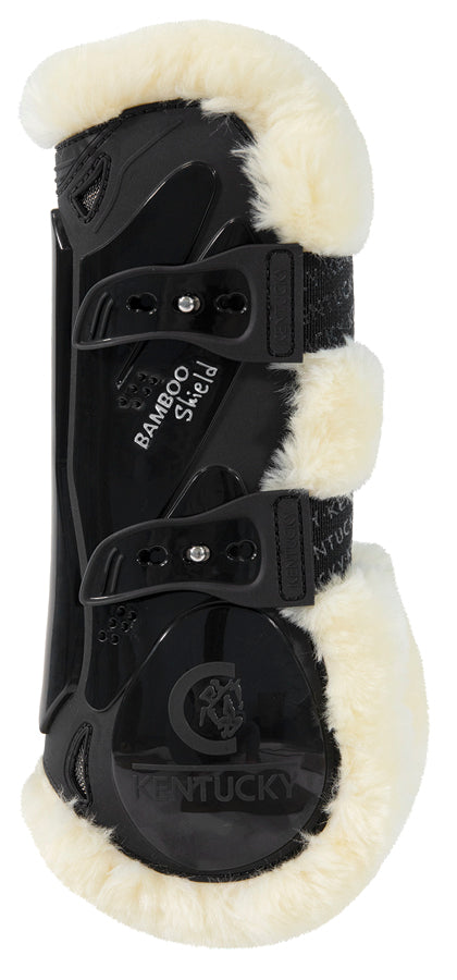 Kentucky Horsewear Vegan Sheepskin Elastic Tendon Boots with Bamboo