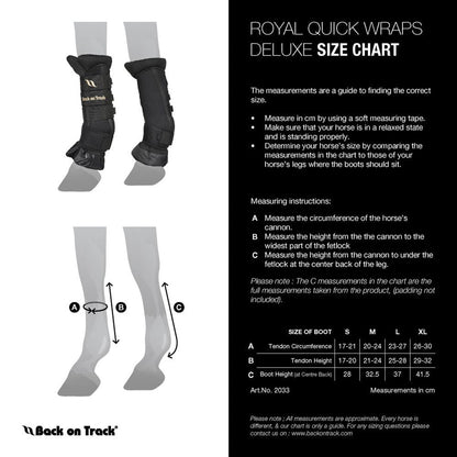 Back on Track Royal Quick Wraps Deluxe