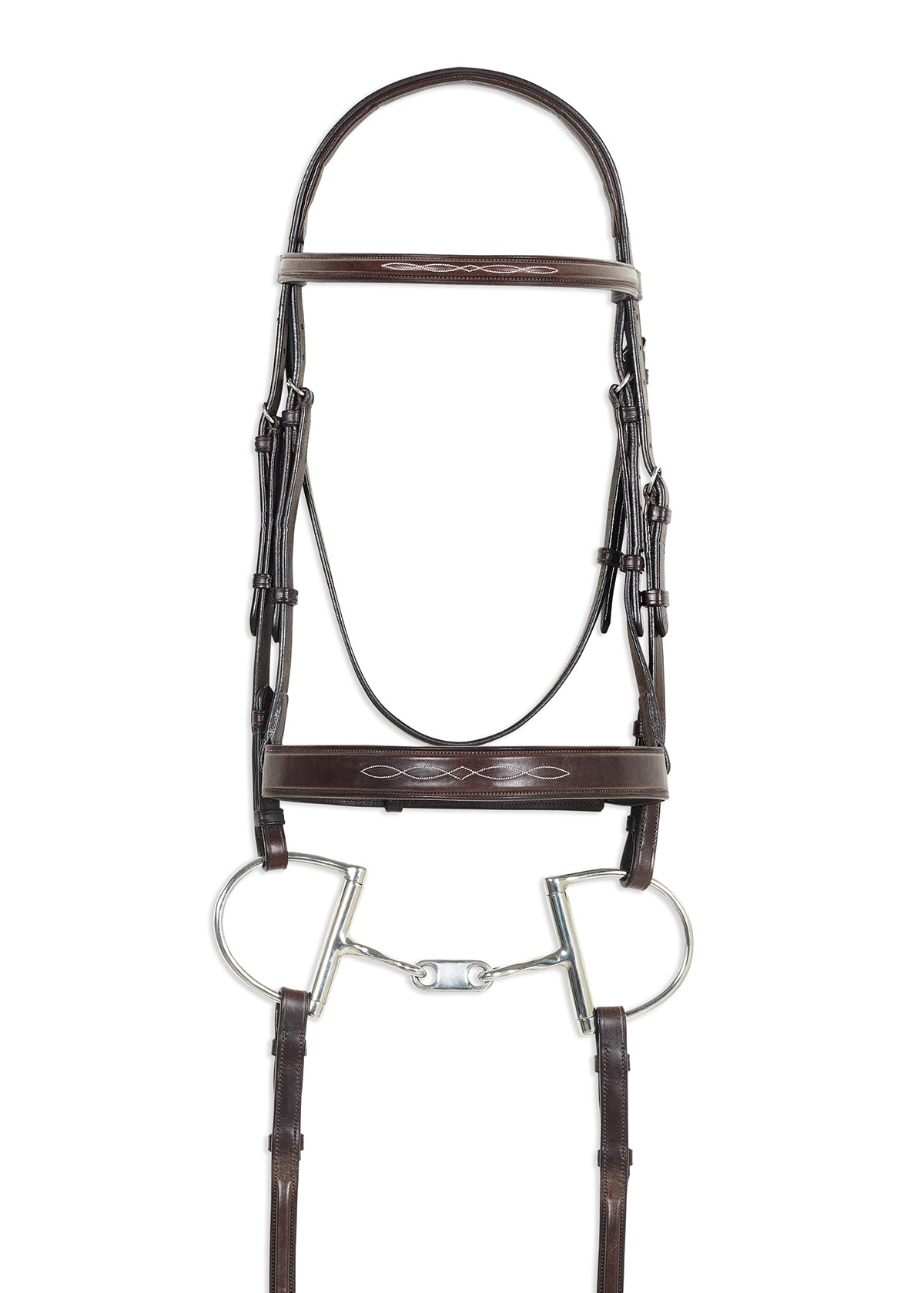 Pessoa Pro Fancy-Stitched Wide Nose Bridle