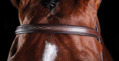 Collegiate ComFiTec Fancy-Stitched Bridle