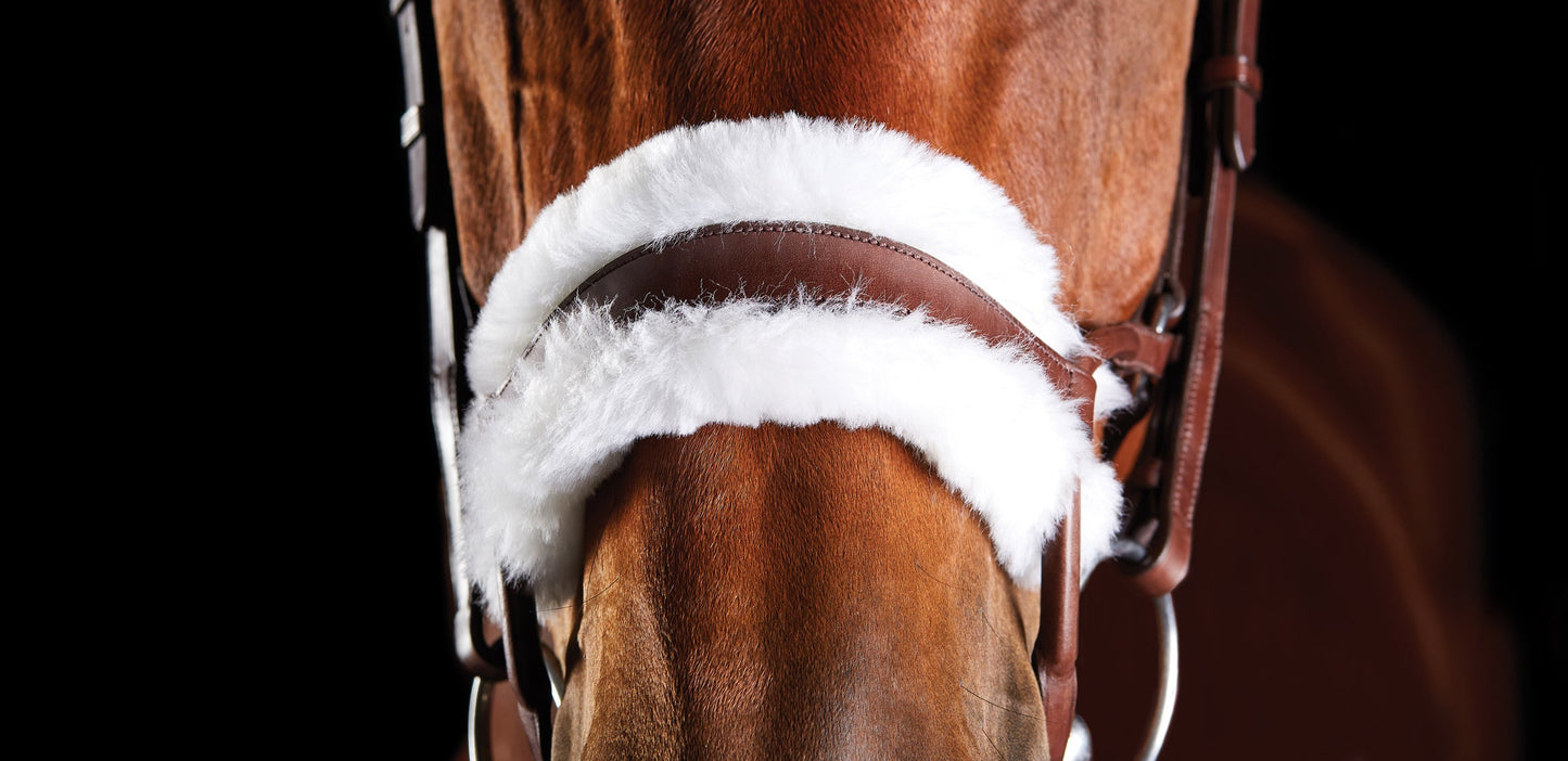 Collegiate ComFiTec Sheepskin Bridle