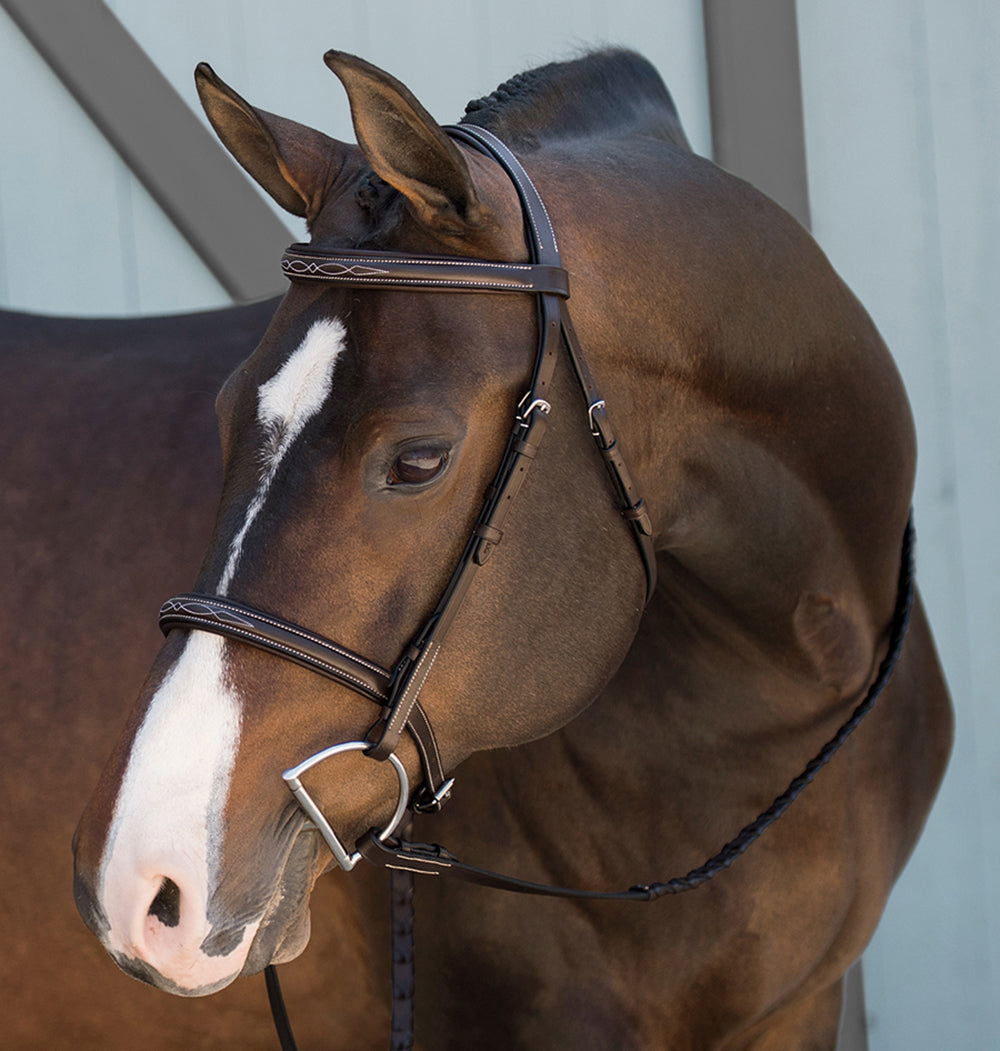 Suffolk Fancy-Stitched Single Crown Bridle