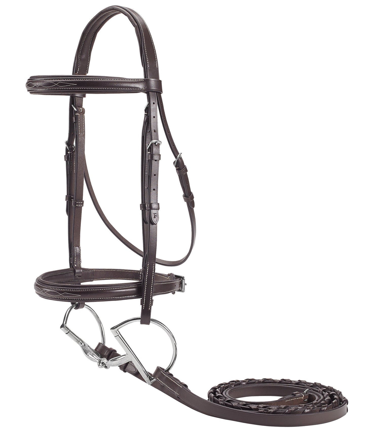 Suffolk Fancy-Stitched Single Crown Bridle