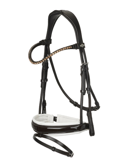 LeMieux Kudos Patent Leather Dressage Bridle
