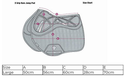 LeMieux X-Grip Double-Sided Euro Jump Square