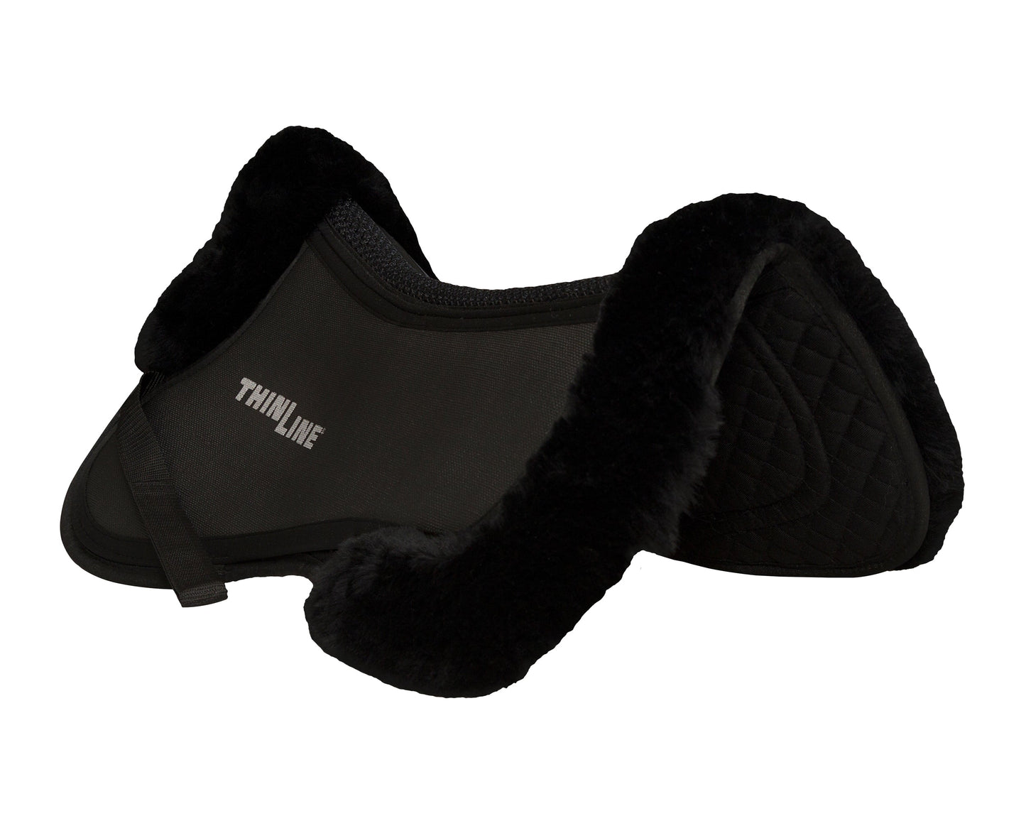 ThinLine Trifecta Cotton Half Pad with Sheepskin Rolls